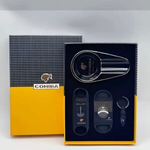 Zigarren Set: Aschenbecher, Cutter und Zubehör - Neu